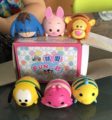 Disney Tsum Tsum Character Family Mart Limited Part 3 6 Mini Magnet Trading Figure Set - Lavits Figure

