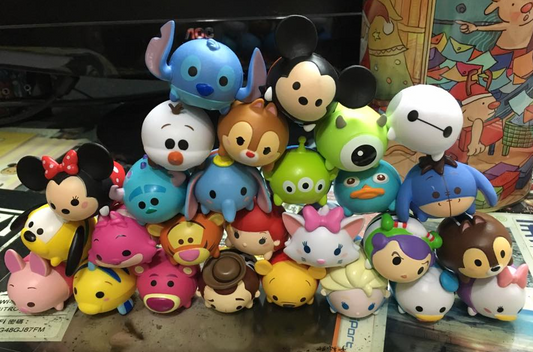 Disney Tsum Tsum Character Family Mart Limited Part 1+2+3 27 Mini Magnet Trading Figure Set - Lavits Figure

