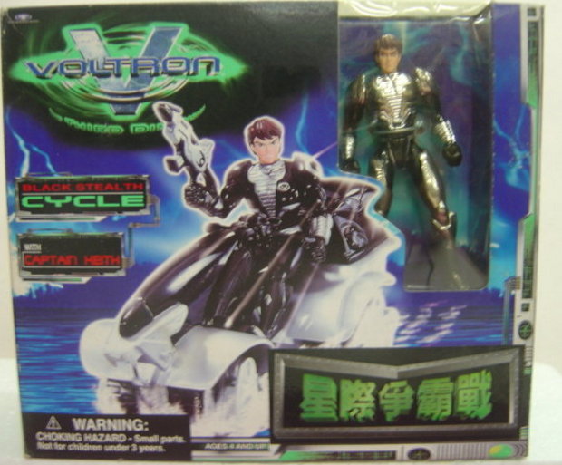 Trendmasters Voltron Galaxy Guard Stealth Mighty Lion Force Captain Keith Ver Cycle Action Figure - Lavits Figure
 - 1