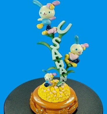 Kaiyodo Sanrio Dream Party Usahana Mini Trading Figure - Lavits Figure
