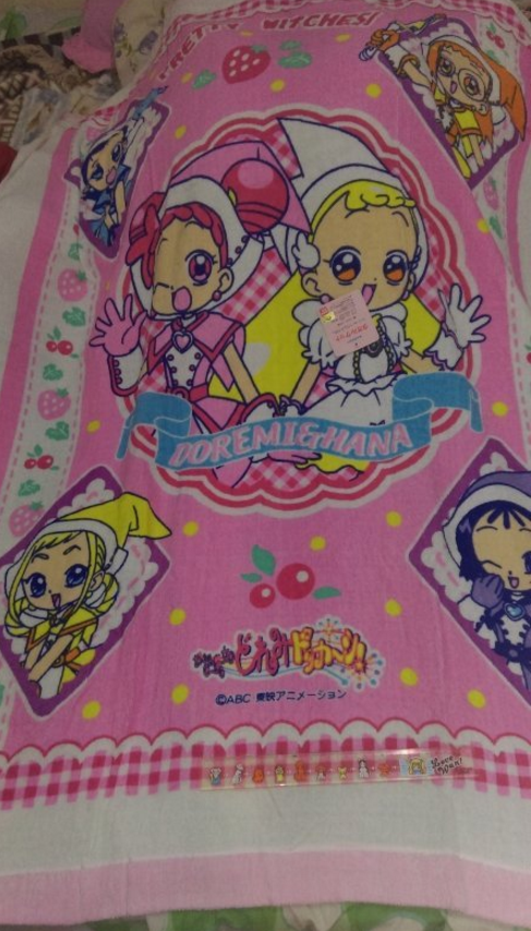 Japan Magical Ojamajo Do Re Mi Bath Towel - Lavits Figure
