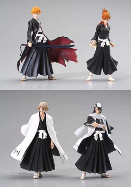 Bandai Bleach Characters Collection Trading Part 2 4 Mini Figure Set - Lavits Figure
