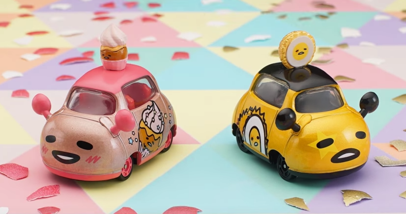 Sanrio Gudetama Family Mart Limited 5+2 7 2" Metal Mini Car Trading Figure Set - Lavits Figure
 - 3