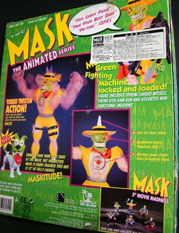 Toy Island 1997 The Mask Animated Series Torso Twistin' Action Milo 13" Collection Figure - Lavits Figure
 - 2