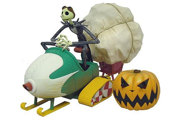 Groove Disney The Nightmare Before Christmas Jack Skellington 10th Anniversary Special Snowmobile N-365 Action Figure - Lavits Figure
 - 1