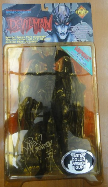 Fewture Devilman Go Nagai Winged Devilman Black Limited Ver Action Figure Signed - Lavits Figure
