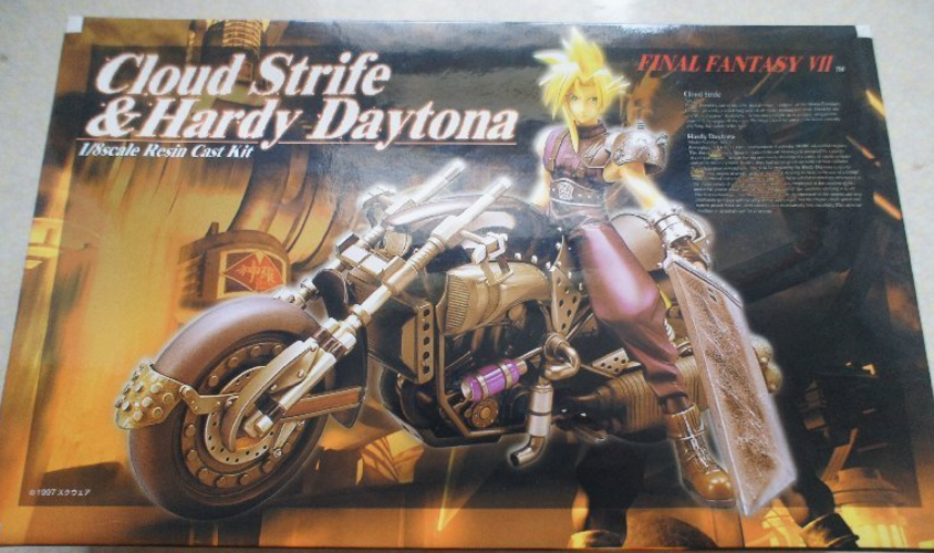 1/8 Final Fantasy VII 7 Cloud Strife Hardy Daytona Resin Cold Cast Model Kit Figure - Lavits Figure
 - 1