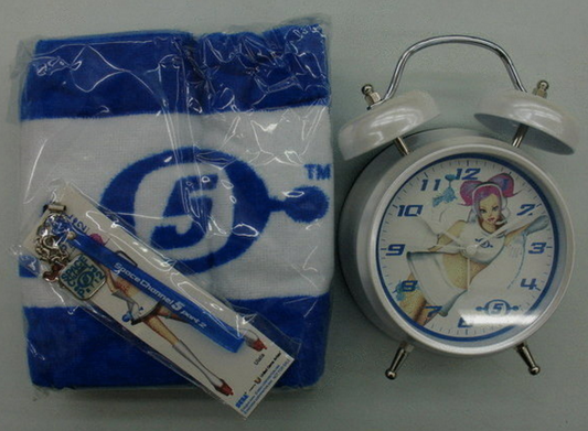 Sega Dreamcast Space Channel 5 Ulala Clock Towel Phone Strap Collection Figure Set - Lavits Figure
