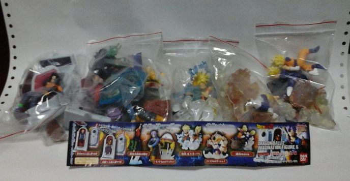 Bandai Dragon Ball Z DBZ Gashapon Imagination Part 6 7 Trading Collection Figure Set Used - Lavits Figure
