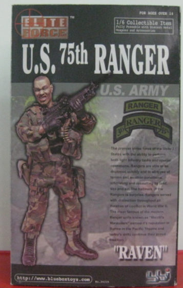 BBi 12" 1/6 Collectible Items Elite Force U.S. 75th Ranger Army Raven Action Figure - Lavits Figure
 - 1