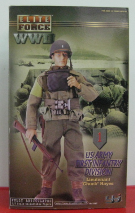 BBi 12" 1/6 Collectible Items Elite US Army First Infantry Division Lieutenant Chuck Hayes Action Figure - Lavits Figure
 - 1