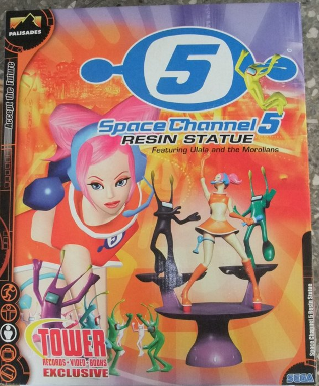 Palisades Sega Dreamcast Space Channel 5 Ulala & Morolians Resin Statue Tower Exclusive Trading Figure Set - Lavits Figure
 - 1