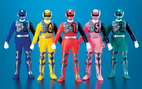 Bandai Power Rangers Dekaranger SPD Space Patrol Delta 5 3" Mini Trading Figure Set - Lavits Figure

