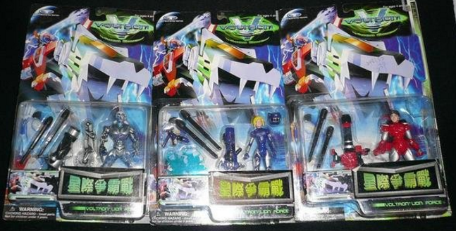 Trendmasters Voltron Galaxy Guard Stealth Mighty Lion Force 7 Action Figure Set - Lavits Figure
 - 1