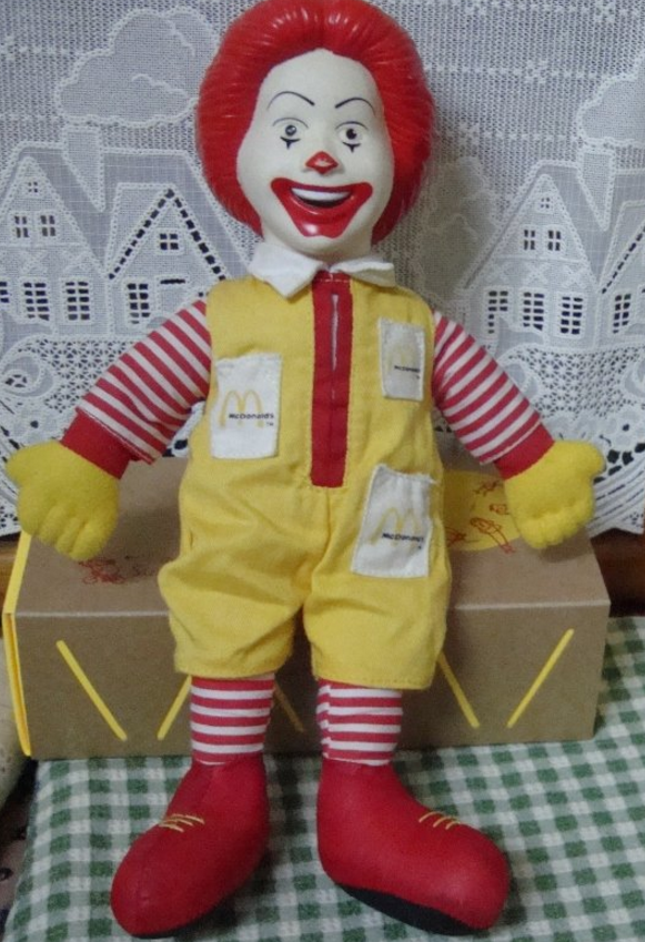 Mcdonalds 1996 Character Ronald McDonald Plush Doll Figure - Lavits Figure
 - 1