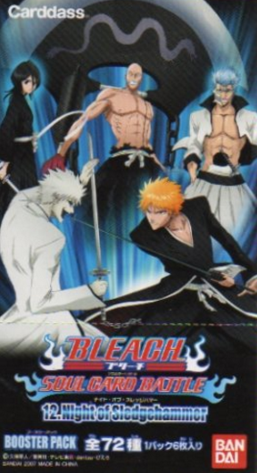 Bandai Bleach Carddass Soul Card Battle Game Booster Pack Part 12 Night Of Sledge Hammer Sealed Box - Lavits Figure