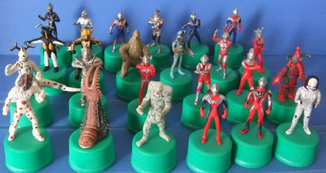 Ultraman Bottle Collection 24 Trading Figure Set - Lavits Figure
