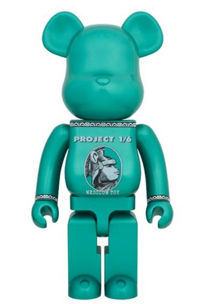Medicom Toy Be@rbrick 1000% Centurion Green Ver 29" Vinyl Figure - Lavits Figure
