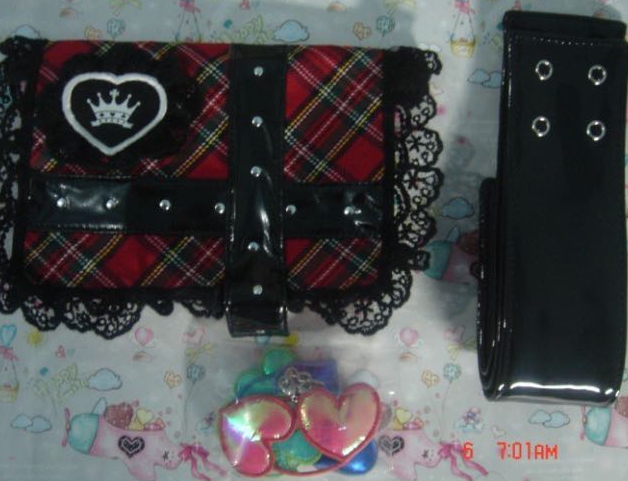 Takara Shugo Chara My Guardian Characters Amulet Accessories Pouch Bag Cosplay Set - Lavits Figure
 - 3
