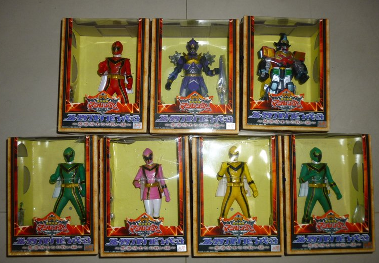 Bandai Power Rangers Mystic Force Magiranger 7 Soft Trading Collection Figure Set - Lavits Figure
