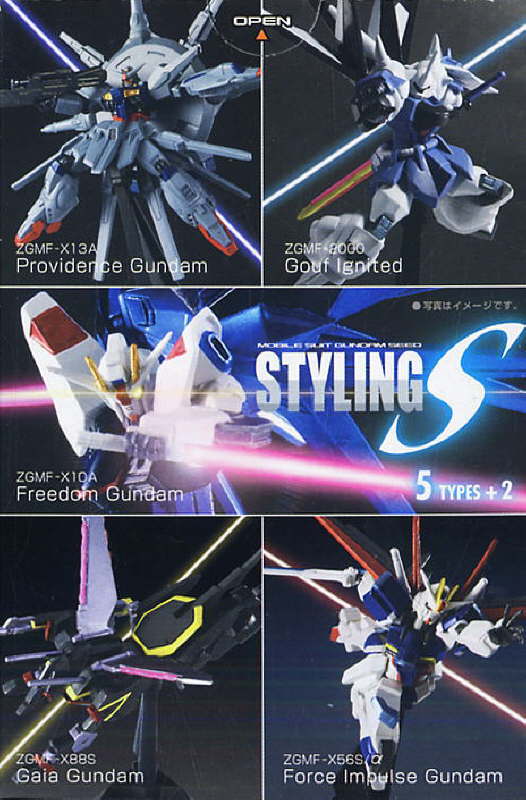 Bandai Mobile Suit Gundam Seed S Styling 1+2 5+2 Sercret 14 Trading Collection Figure Set