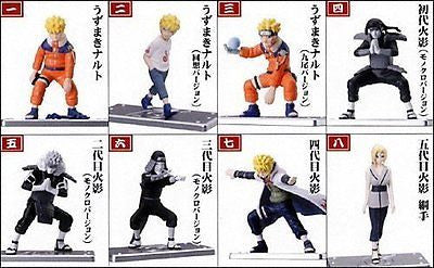 Bandai Naruto Shippuden Ningyou Hokage Special 8 Trading Figure Set Hashirama Senju Tobirama - Lavits Figure
 - 1