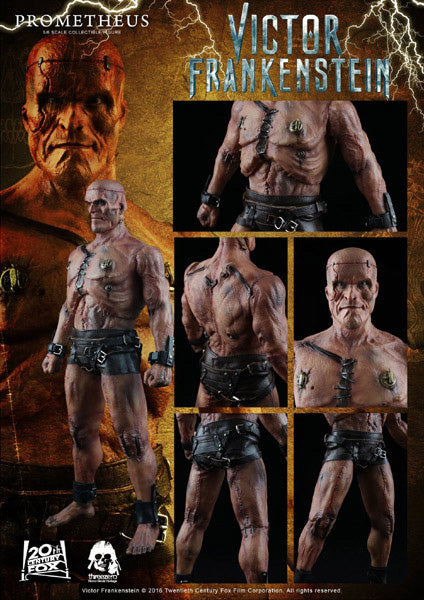 Threezero 1/6 12" Horror Movie Heritage Series Prometheus Victor Frankenstein Action Figure