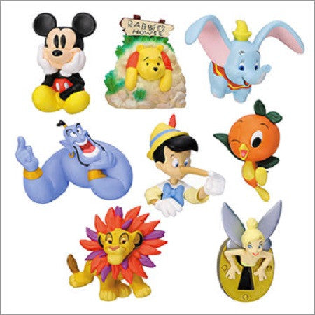 Yujin Disney Characters Capsule World Gashapon Magnet Kuttsu Kingdom 8 Figure Set - Lavits Figure
 - 1