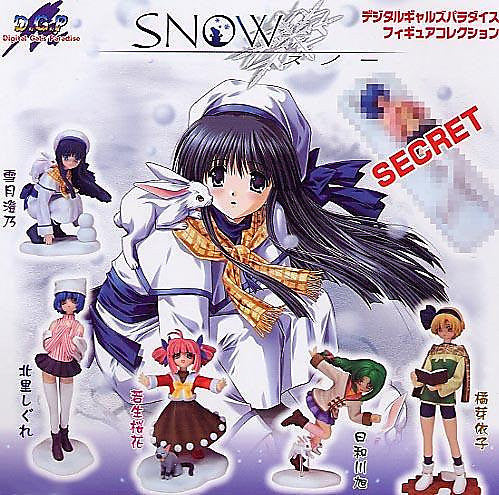 Millennium DGP Digital Gals Paradise Gashapon Snow 5+1 Secret 6 Mini Trading Figure Set - Lavits Figure
 - 2