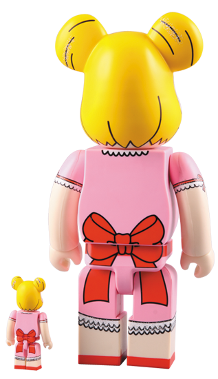 Medicom Toy 2009 Be@rbrick 400% 100% Bearbell Mysterious Beaberu Pink Ver 11" Vinyl Collection Figure - Lavits Figure
 - 2