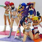 Megahouse C-Model Dirty Pair Flash 6 Trading Figure Set Used