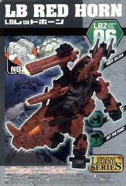 Tomy Zoids 1/72 LBZ-06 NBZ Legend Series LB Red Horn Plastic Model Kit Action Figure