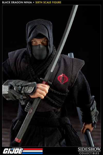 Sideshow 1/6 12" A Real American Hero G.I. Joe Black Dragon Ninja Action Figure