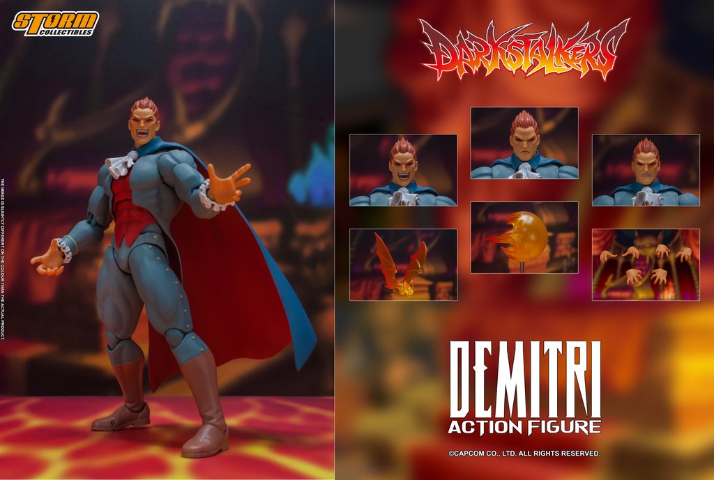 Storm Toys 1/12 Collectibles Darkstalkers Demitri Maximoff Action Figure