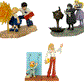 Bandai Konjiki No Gash Bell Zatch Diorama World 6 Mini Trading Collection Figure Set - Lavits Figure
 - 1