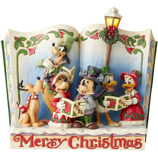Enesco Jim Shore Disney Traditions Mickey & Minnie Mouse & Friends Merry Christmas Collection Figure