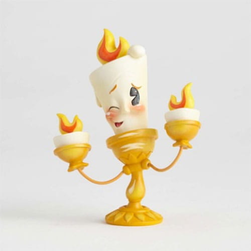 Enesco The World of Miss Mindy Disney Beauty and the Beast Lumiere Anime ver Collection Figure