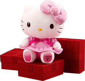 Sanrio Hello Kitty x Godiva 2017 ver Plush Doll 6" Collection Figure