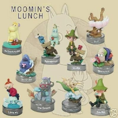 Kaiyodo The Story of Moomin Valley Lunch Part 1 9+1 Secret 10 Bottle Cap Figure Set