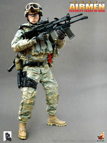 Hot Toys 1/6 12" U.S.A.F. Airmen Security Force In Iraq Action Figure