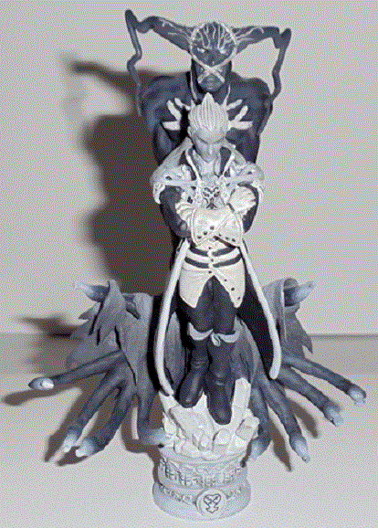Square Enix Disney Kingdom Hearts Formation Arts Chess Vol 2 Ansem Monochrome Ver Trading Collection Figure - Lavits Figure
