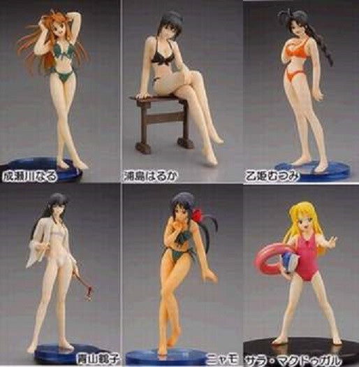 Yamato SIF Story Image Figure Love Hina Series 1 6+6 12 Trading Collection Figure Set - Lavits Figure
