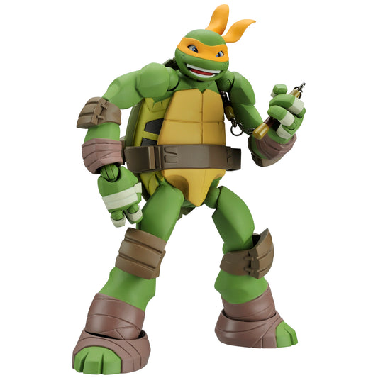 Kaiyodo Revoltech Nickelodeon TMNT Teenage Mutant Ninja Turtles Michelangelo Mikey Action Figure