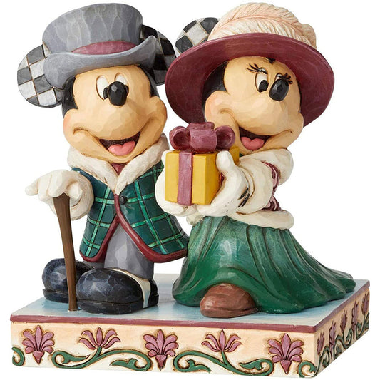 Enesco Jim Shore Disney Traditions Mickey & Minnie Mouse Victoria Collection Figure