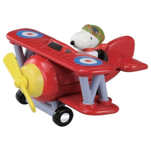 Takara Tomy Dream Tomica Car Ride On R08 Snoopy Flying Ace Figure