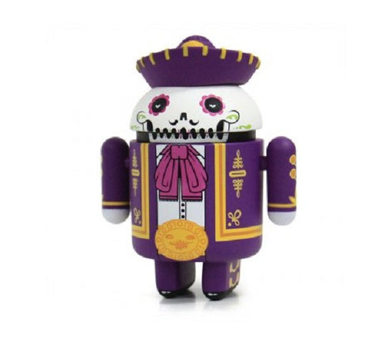 Google Android 2011 Robot Mascot Mini Collectible Special Edition Halloween Ver 3" Vinyl Figure - Lavits Figure
 - 1