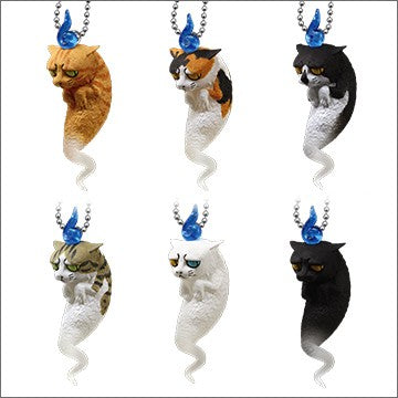 Takara Gashapon Animal Ghost Neko Neo Cat Part 1 6 Collection Figure Set