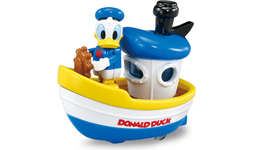 Takara Tomy Dream Tomica Car RD-04 Donald Duck & Steam Boat Figure