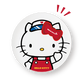 Sanrio Hello Kitty Taiwan PX Mart Limited 2 Dish Plate Set Type B