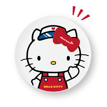 Sanrio Hello Kitty Taiwan PX Mart Limited 2 Dish Plate Set Type B
